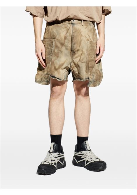 bermuda stefan cargo uomo polvere RICK OWENS DRKSHDW | DU01F4358 DST34